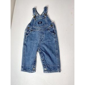 Vintage OshKosh B’Gosh Denim Overalls Made in USA Baby 3-6 Months